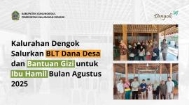 Kalurahan Dengok Salurkan BLT Dana Desa dan Bantuan Gizi untuk Ibu Hamil Bulan Agustus 2025
